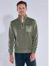 engbers Sweatshirt mit Stehkragen Oliv engbers Sweatshirt mit Stehkragen Oliv