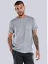 emilio adani T-Shirt Rundhals Kieselgrau