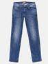 emilio adani Modisch gewaschene Jeans mit schmaler Passform Royalblau