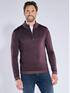 ENGBERS GERMANY Pullover mit Merinowolle Bordeaux