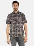 engbers Kurzarm-Hemd gemustert Anthrazit engbers Kurzarm-Hemd gemustert Anthrazit