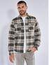 emilio adani Overshirt mit Teddy-Fütterung Hellbraun