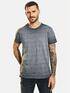 emilio adani T-Shirt Rundhals strukturiert Saphirblau