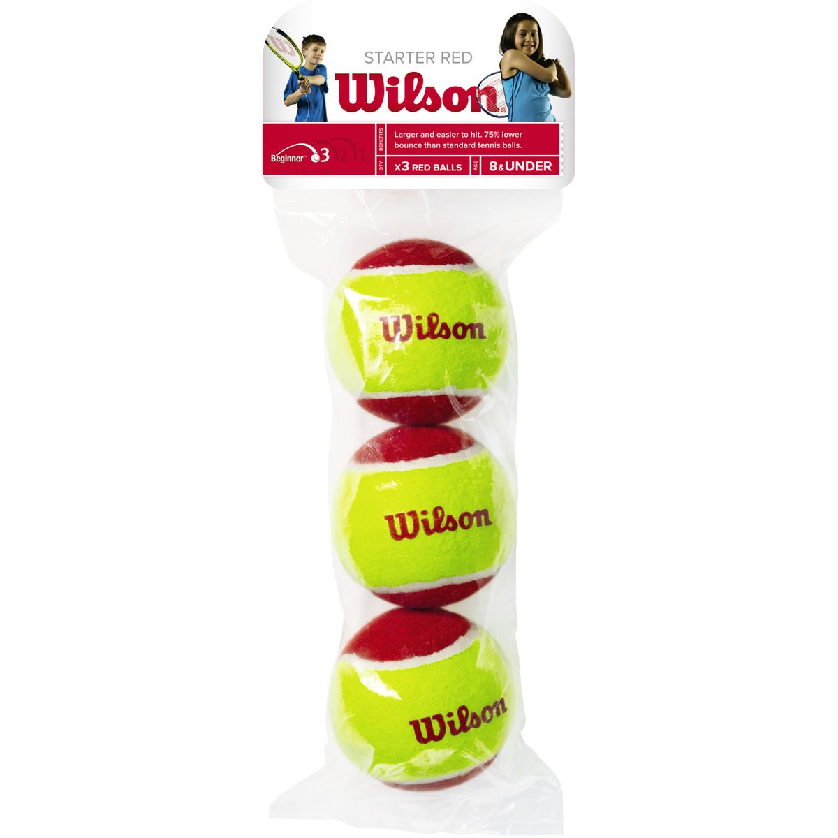 Wilson Starter RED 3 Bälle Zubehör