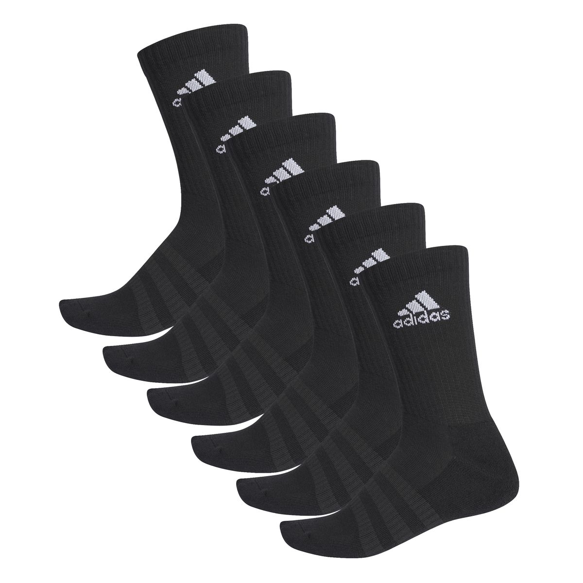 Adidas Cushioned Crew Socken, 6 Paar Unisex