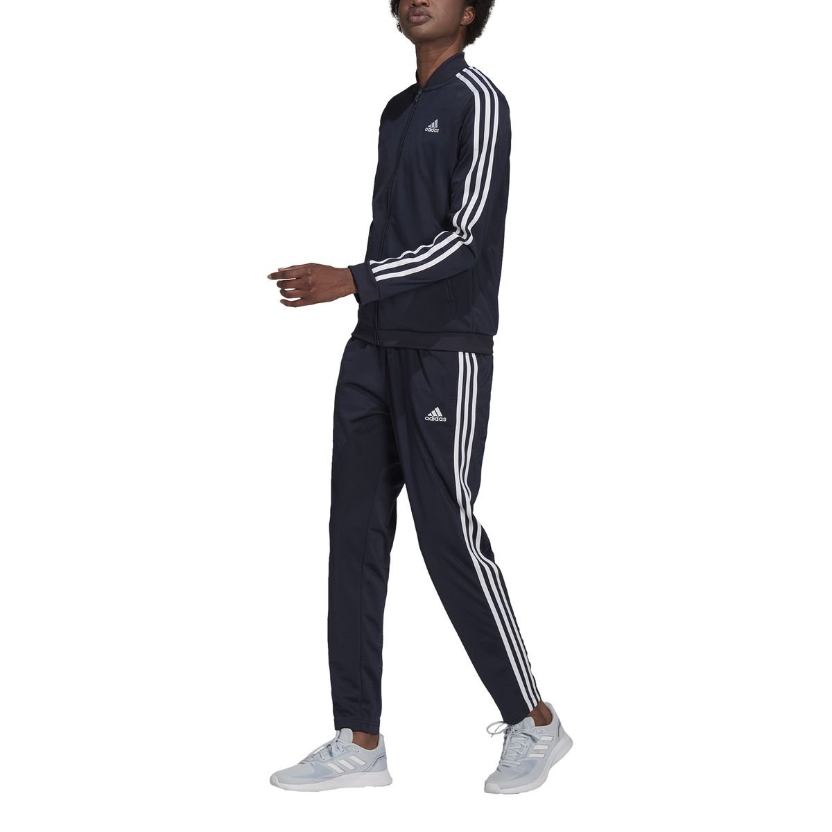 Adidas Essentials 3-Streifen Trainingsanzug Damen_6