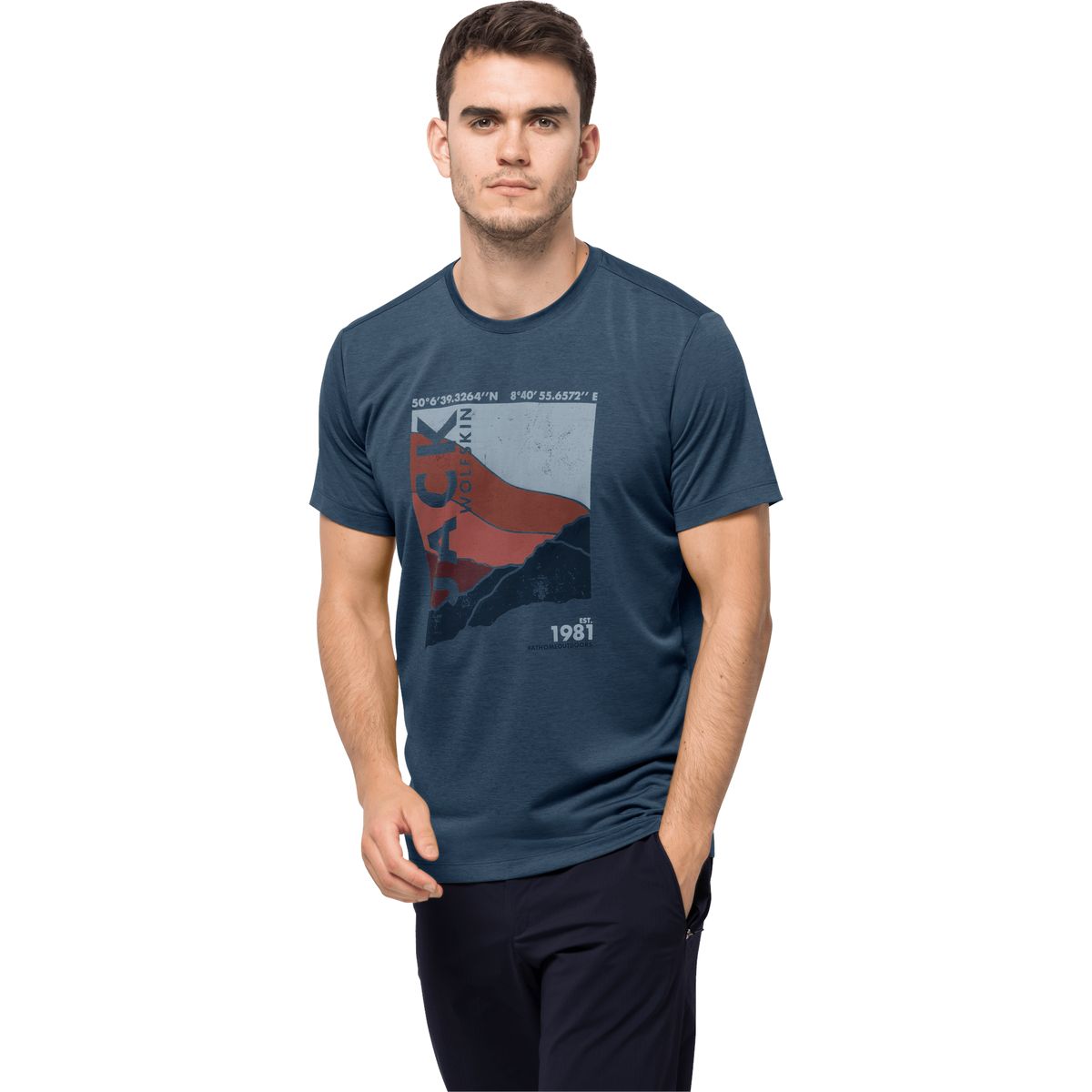 Jack Wolfskin Crosstrail Graphic T M Herren T-Shirt