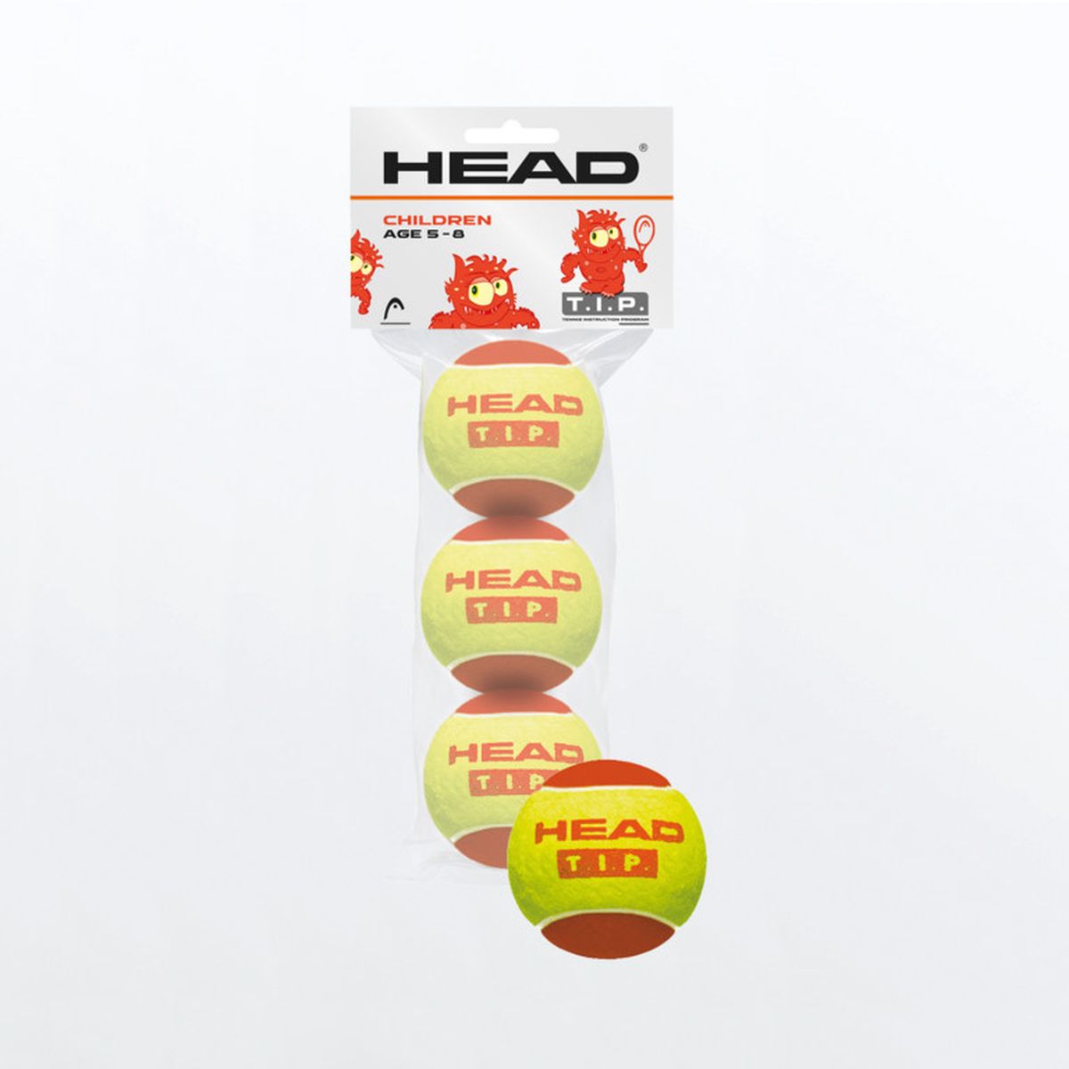 Head 3B Tip Red - 3 Kinder Tennisbälle