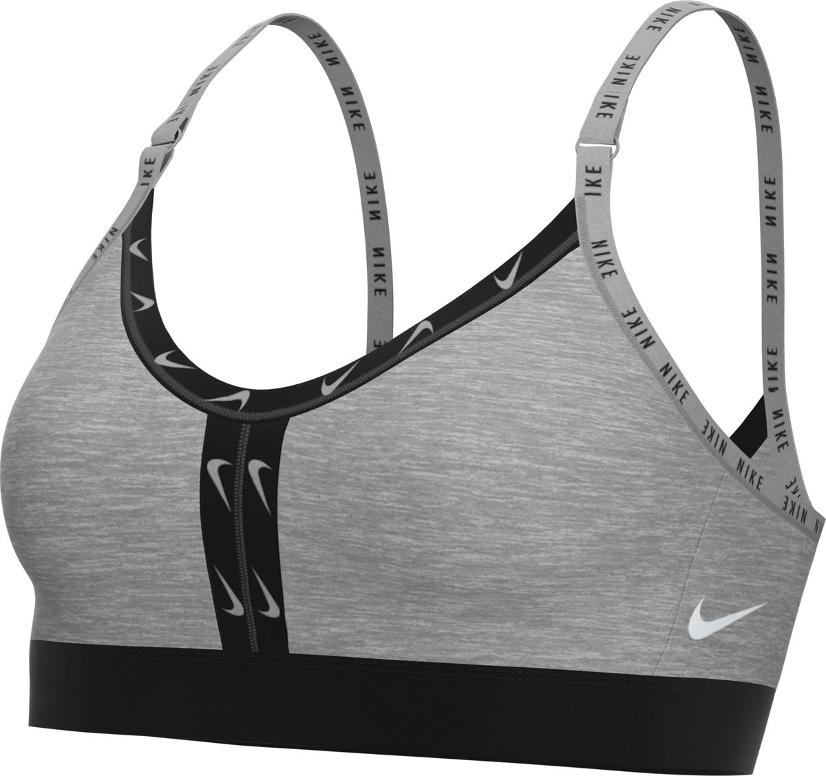 Nike Dri-FIT Indy Light-Support Padded Logo Tape Damen Bustier