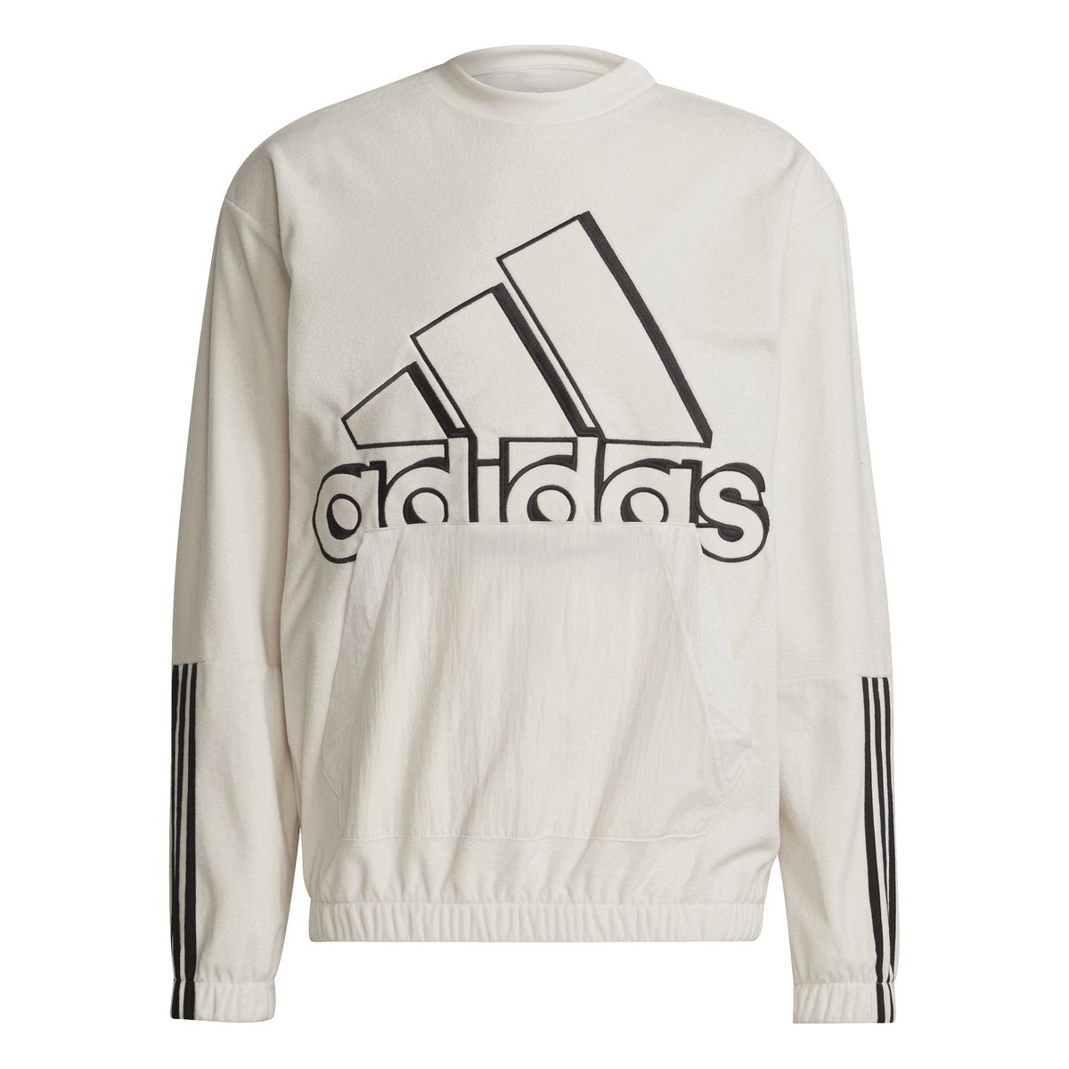 Adidas Essentials Polar Fleece Giant Logo Sweatshirt – Genderneutral Unisex