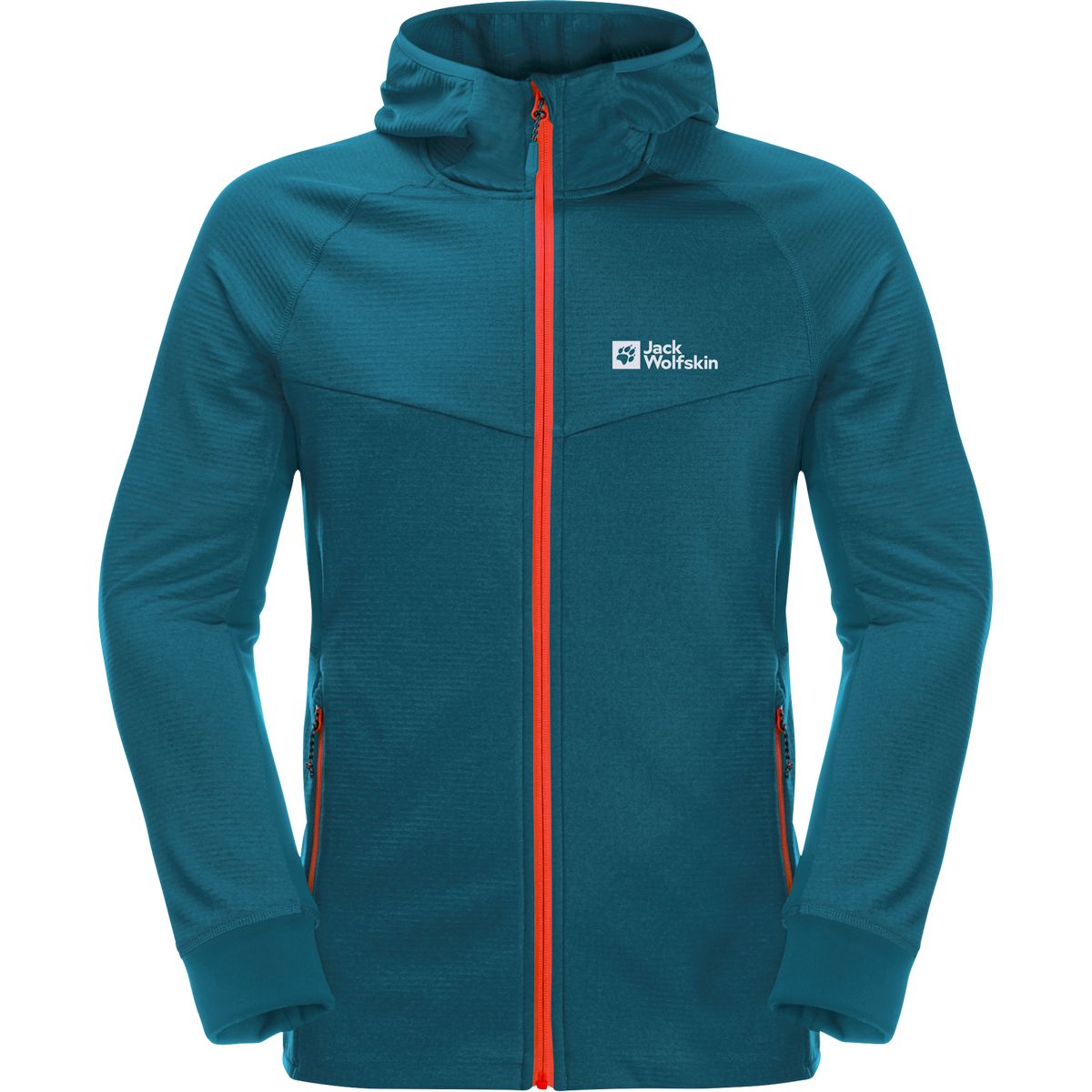 Jack Wolfskin Hydro Grid Hooded Full Zip Herren Midlayer