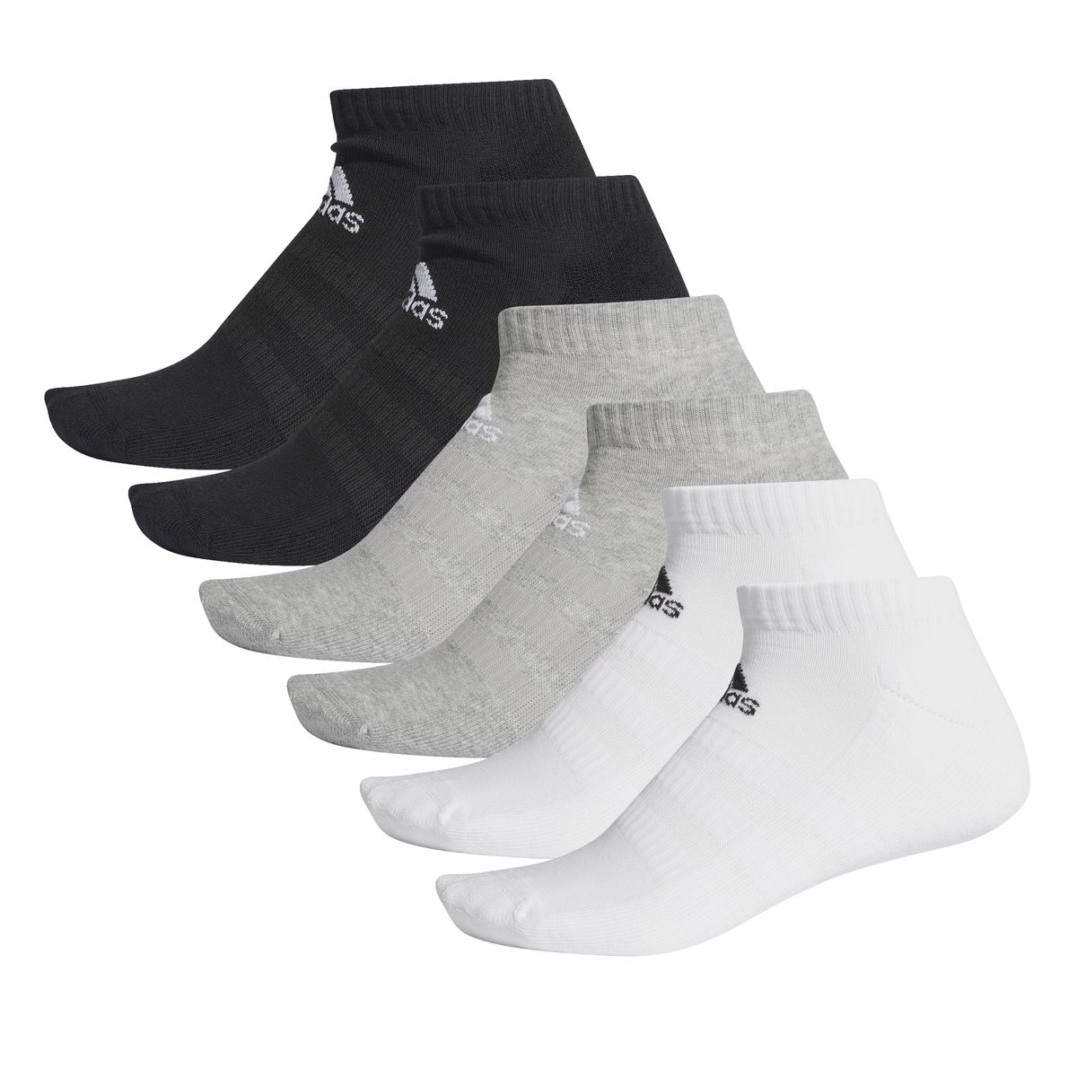 Adidas Cushioned Low-Cut Socken, 6 Paar Unisex