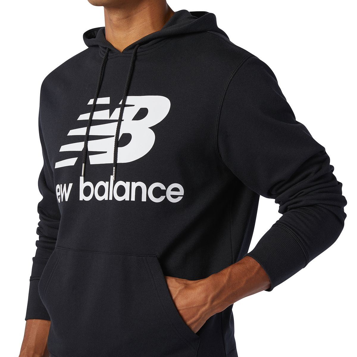 New Balance NB Essentials Stacked Logo Po Hoodie Herren Kapuzensweater_1