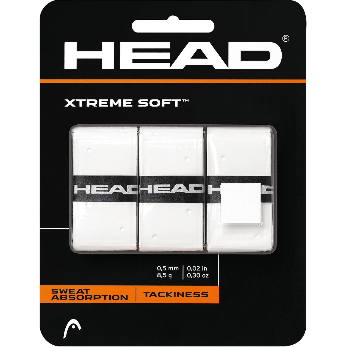 Head Xtremesoft Grip 3 Pcs Pack (Overgri Griffband