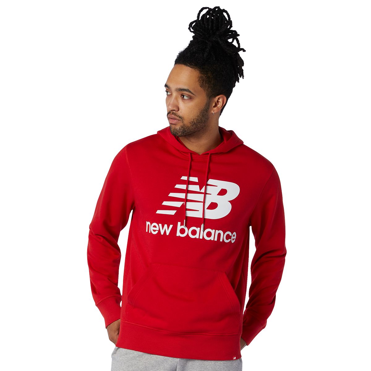 New Balance NB Essentials Stacked Logo Po Hoodie Herren Kapuzensweater_4