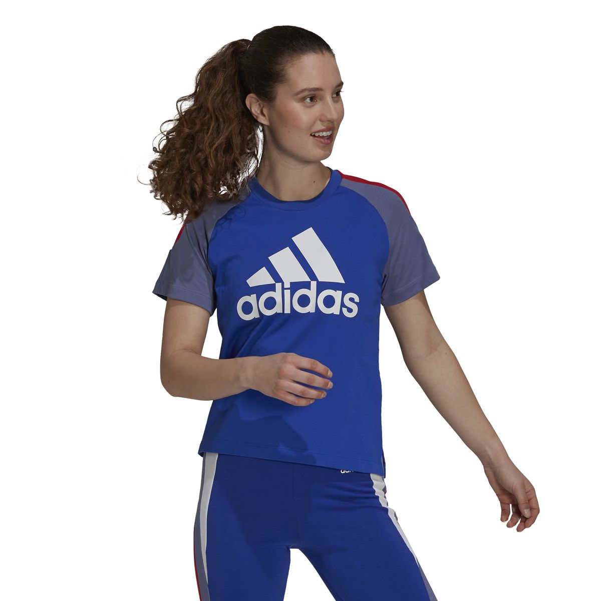 Adidas Sportswear Colorblock T-Shirt Damen_2