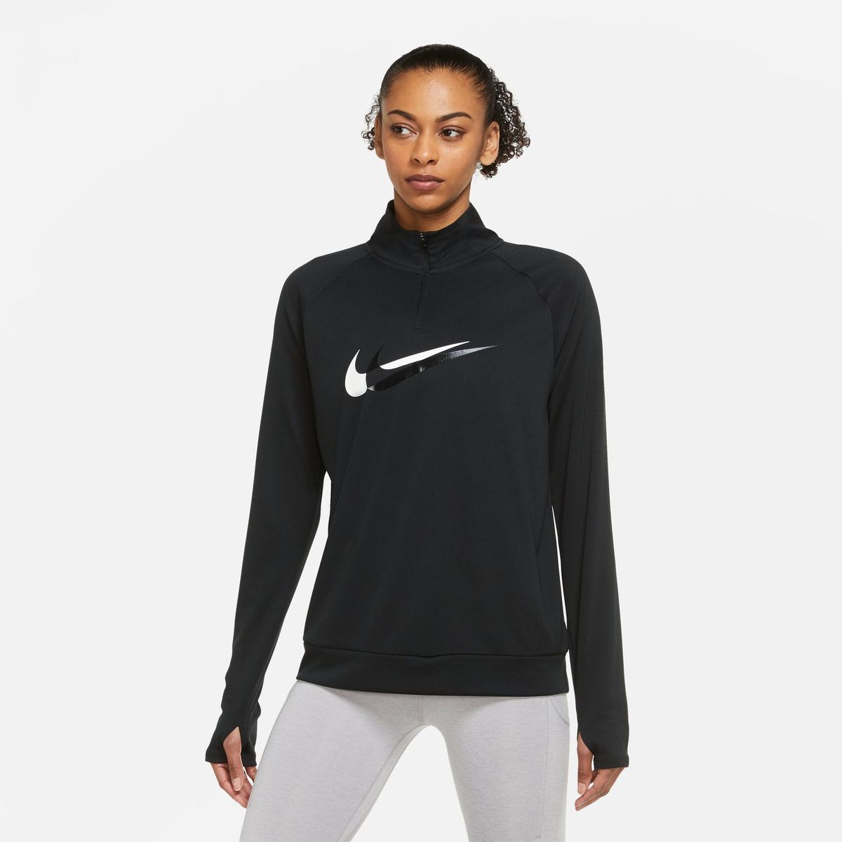 Nike Dri-FIT Swoosh Run 1/4-Zip Midlayer Damen Sweatshirt_4