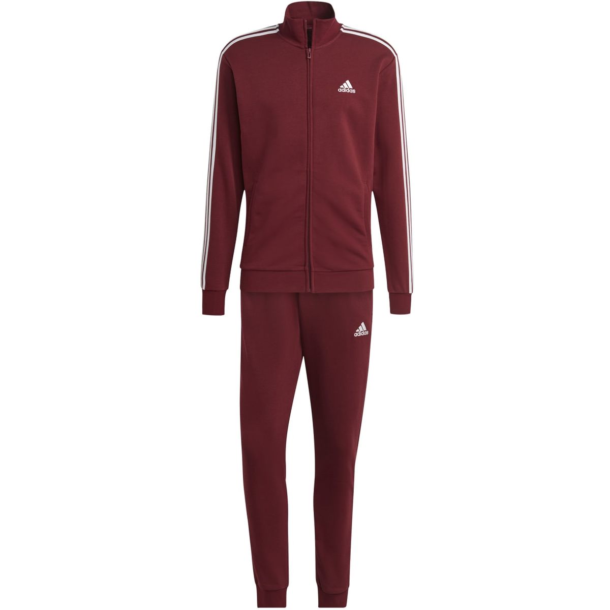Adidas Basic 3-Streifen French Terry Trainingsanzug Herren