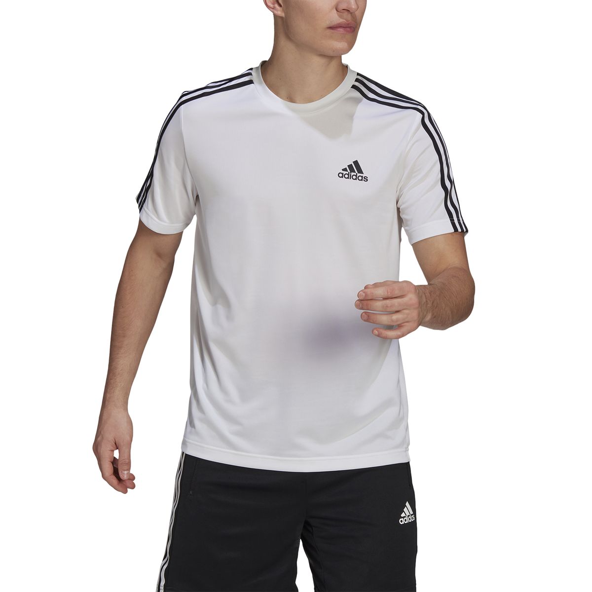 Adidas AEROREADY Designed To Move Sport 3-Streifen T-Shirt Herren_13