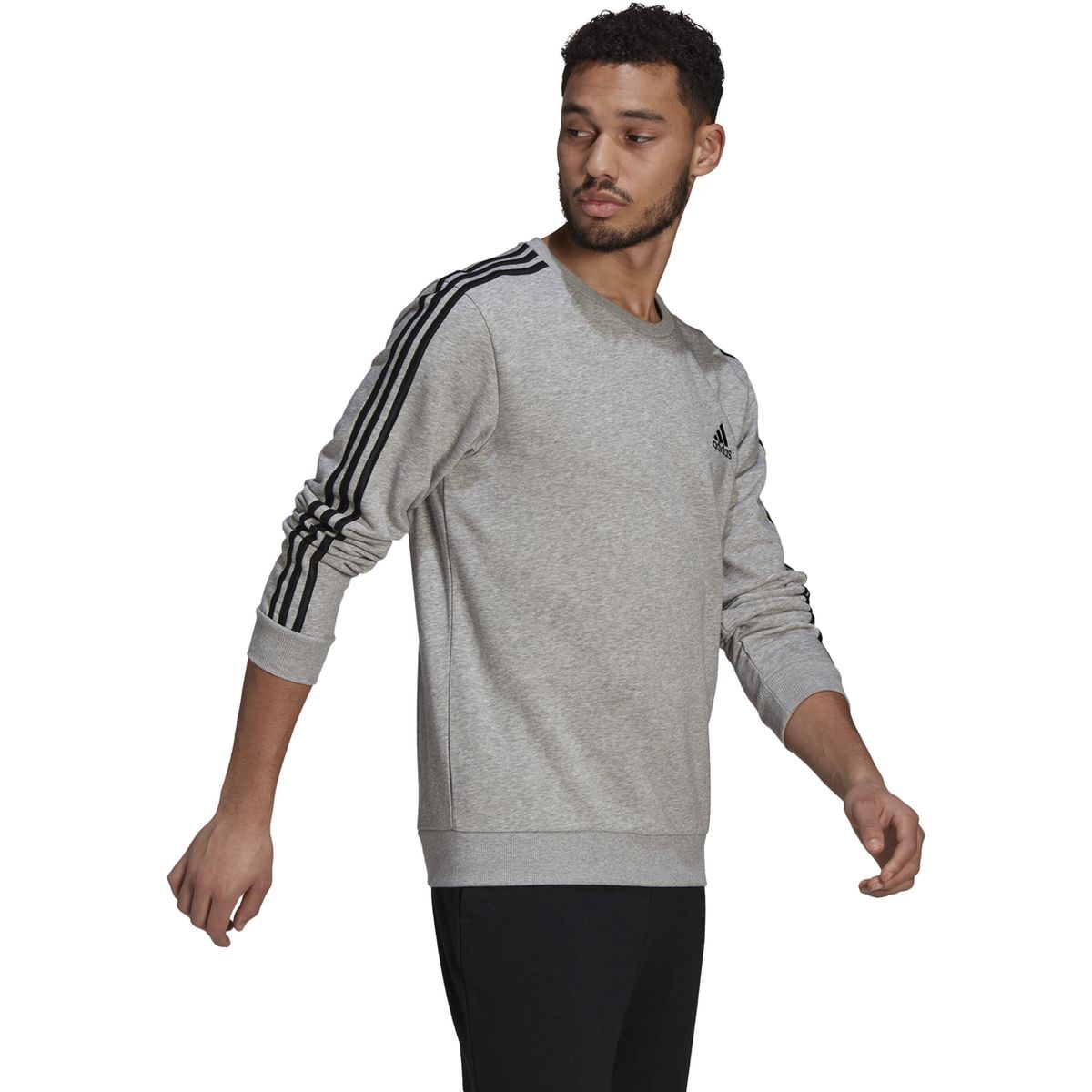 Adidas Essentials French Terry 3-Streifen Sweatshirt Herren_1