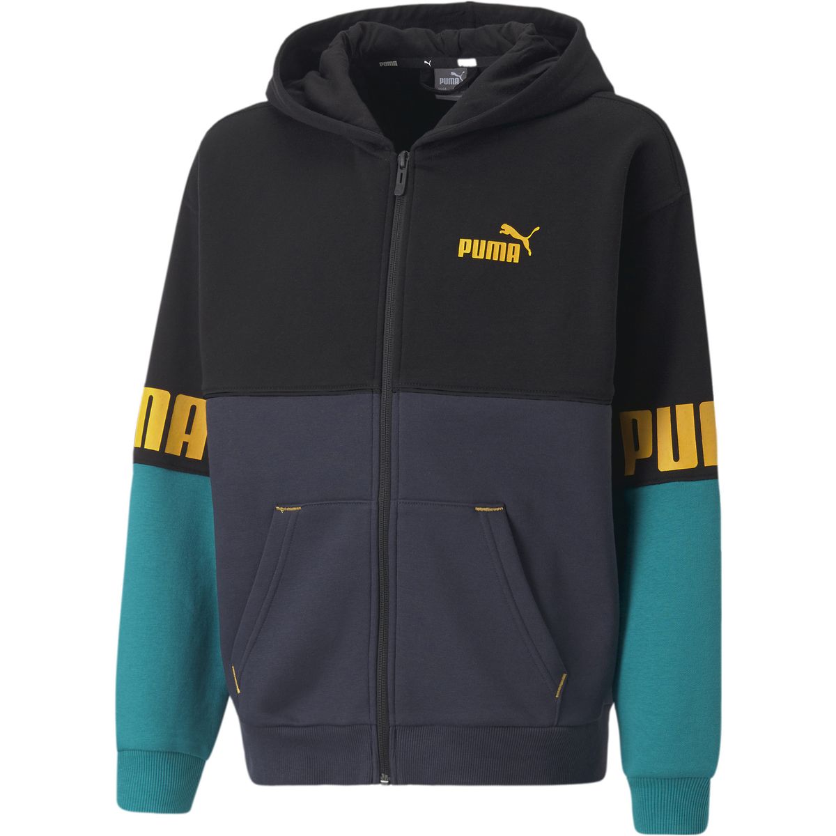 Puma Power Colorblock Full-Zip FL B Jungen Sweatshirt