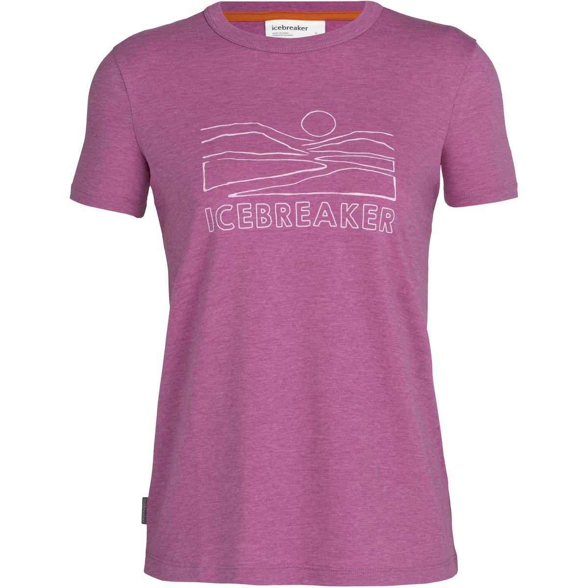 Icebreaker Central Icebreaker Sunset Damen T-Shirt
