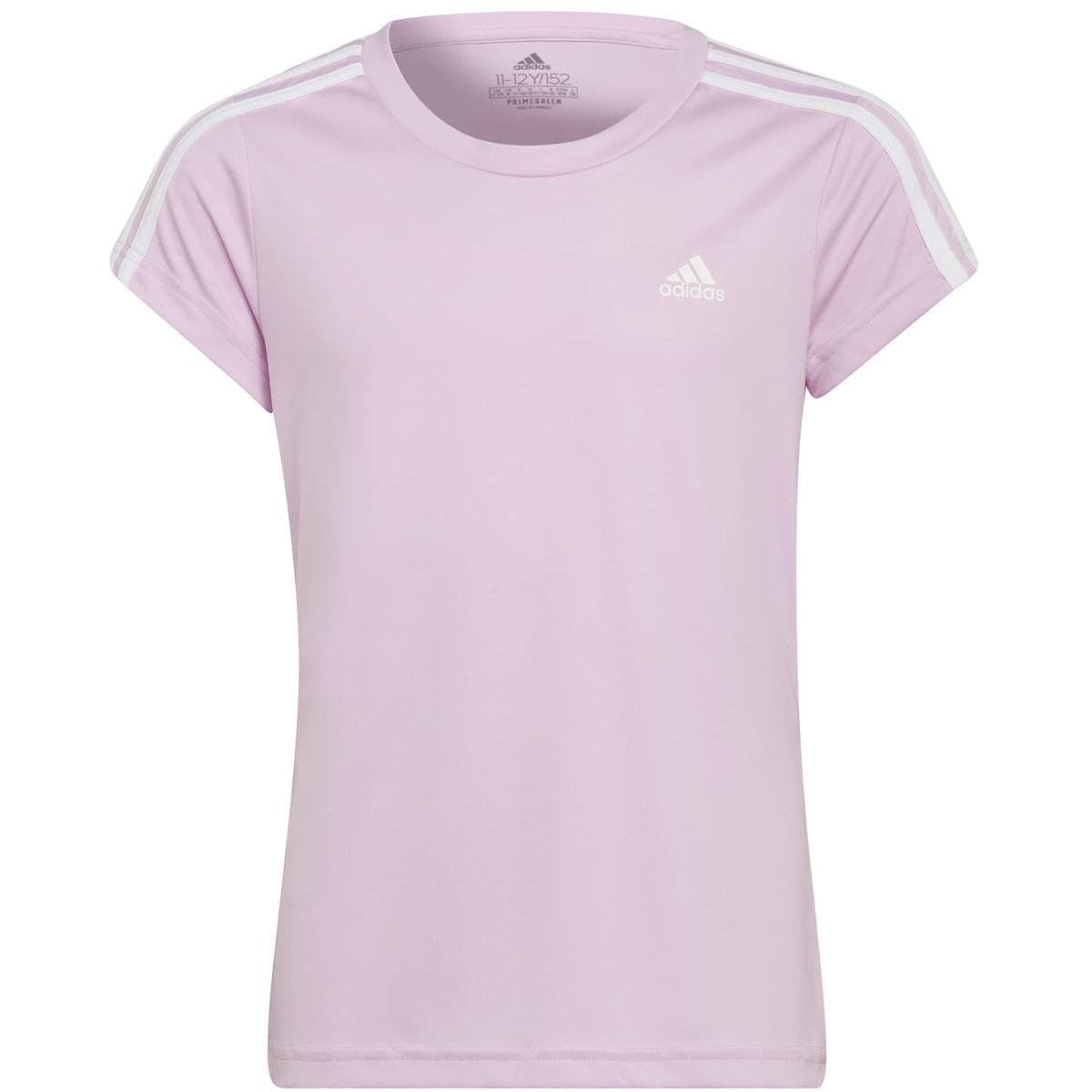 Adidas Designed 2 Move 3-Streifen T-Shirt Mädchen