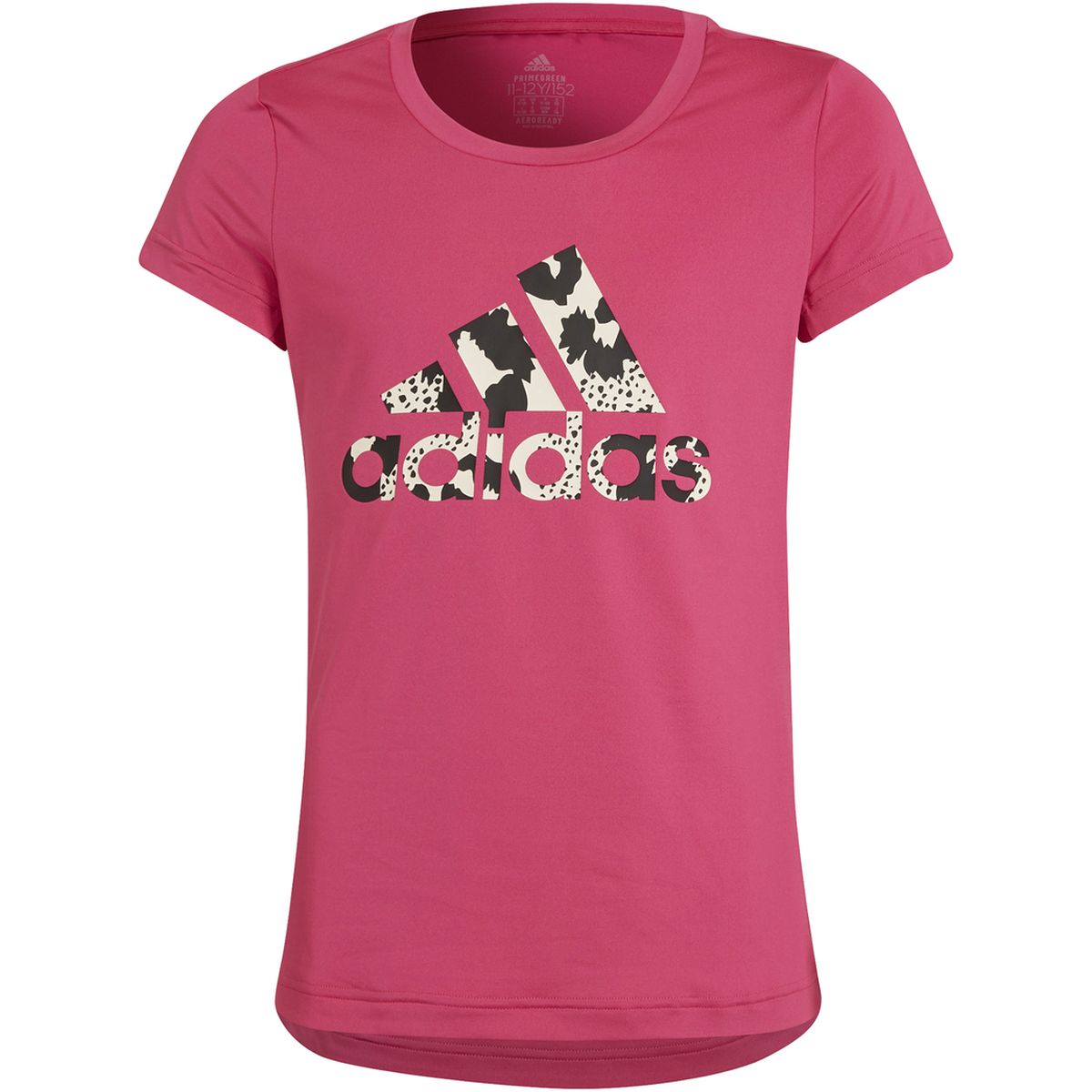 Adidas AEROREADY Animal Logo Print Slim Training T-Shirt Mädchen