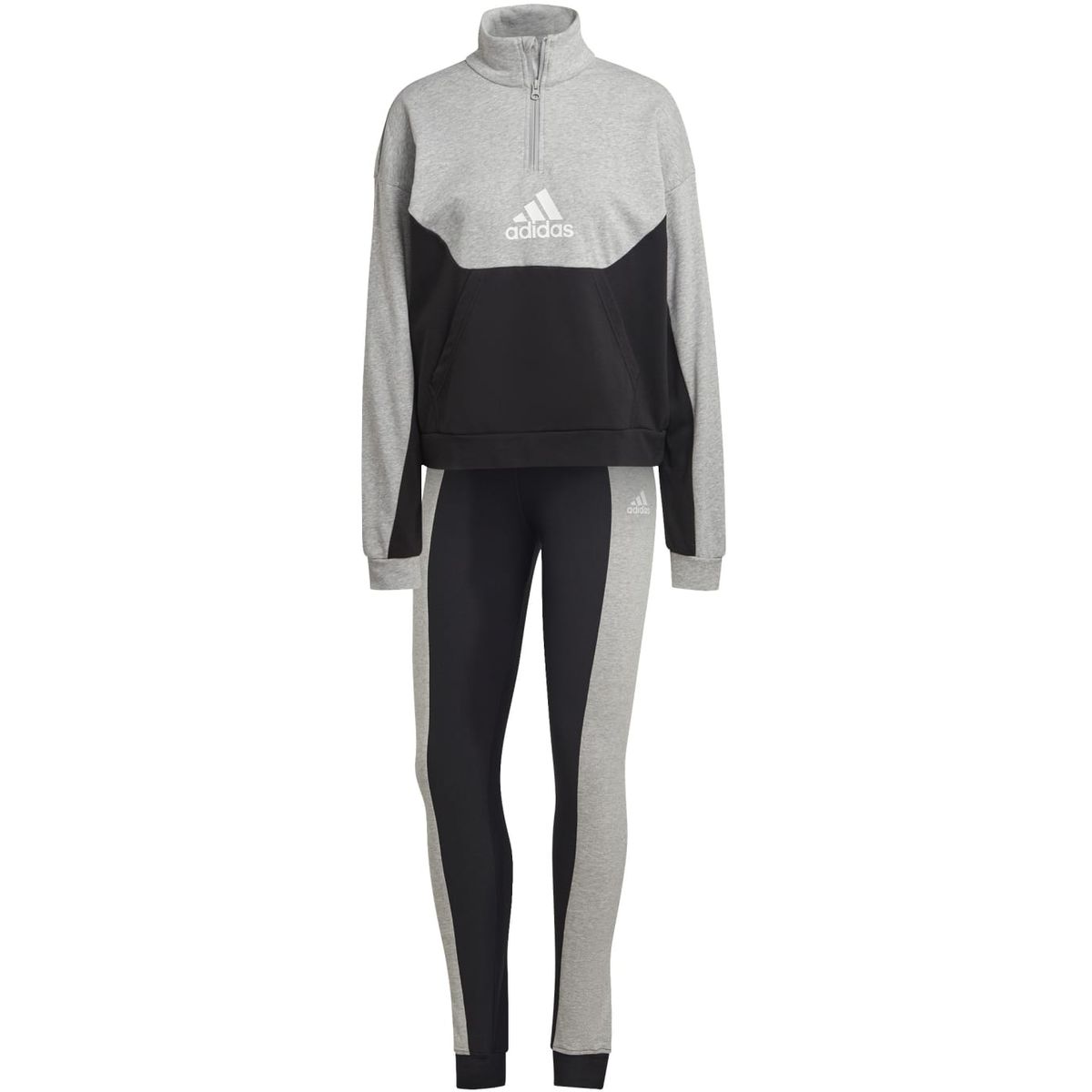 Adidas Half-Zip and Tights Trainingsanzug Damen
