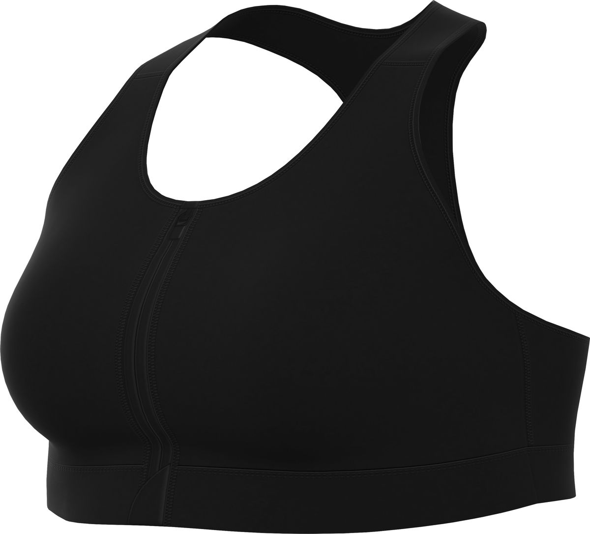 Nike Dri-FIT Swoosh Medium-Support Padded Zip-Front Damen Bustier