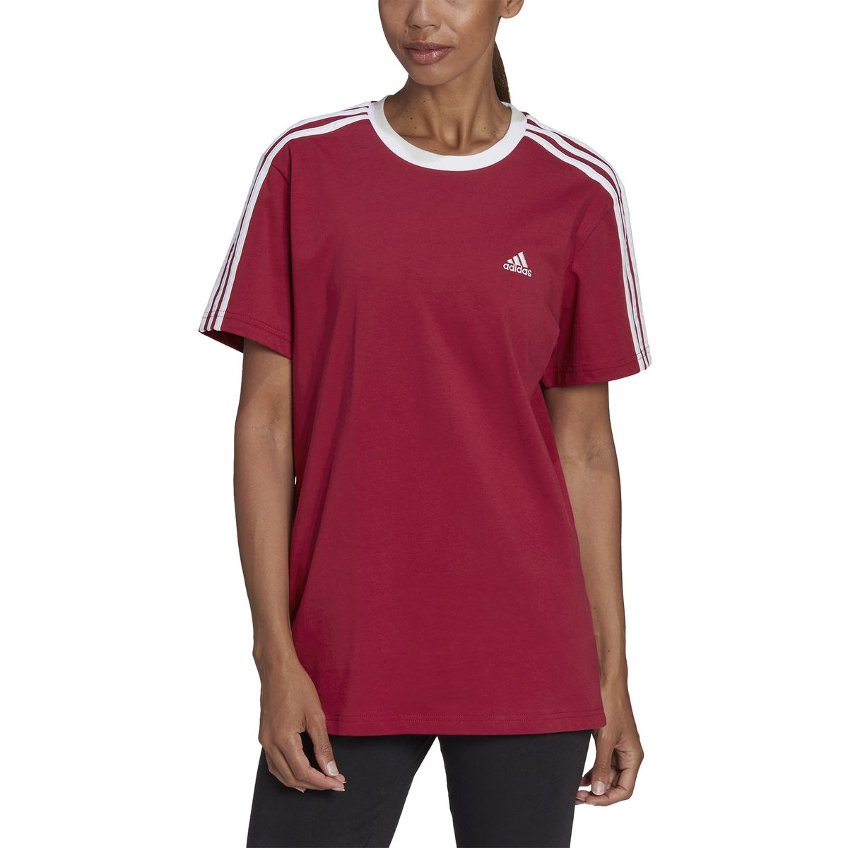 Adidas Essentials 3-Streifen T-Shirt Damen_6
