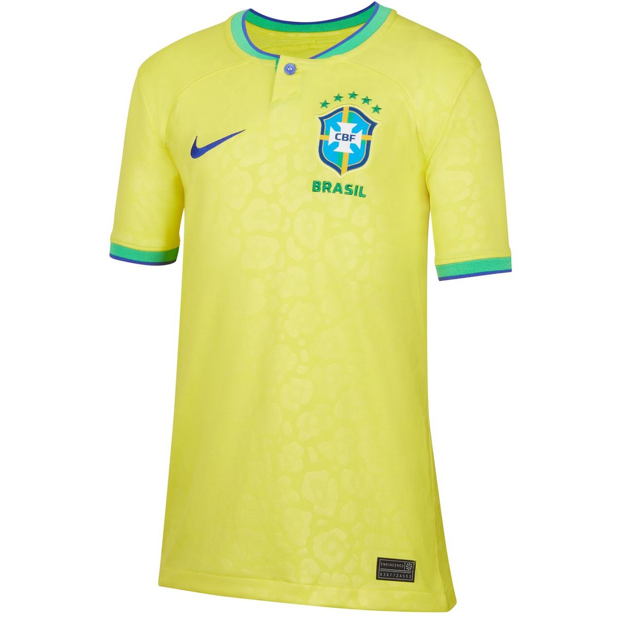 Nike Brazil 2022 Stadium Home Dri-FIT Kinder Trikot