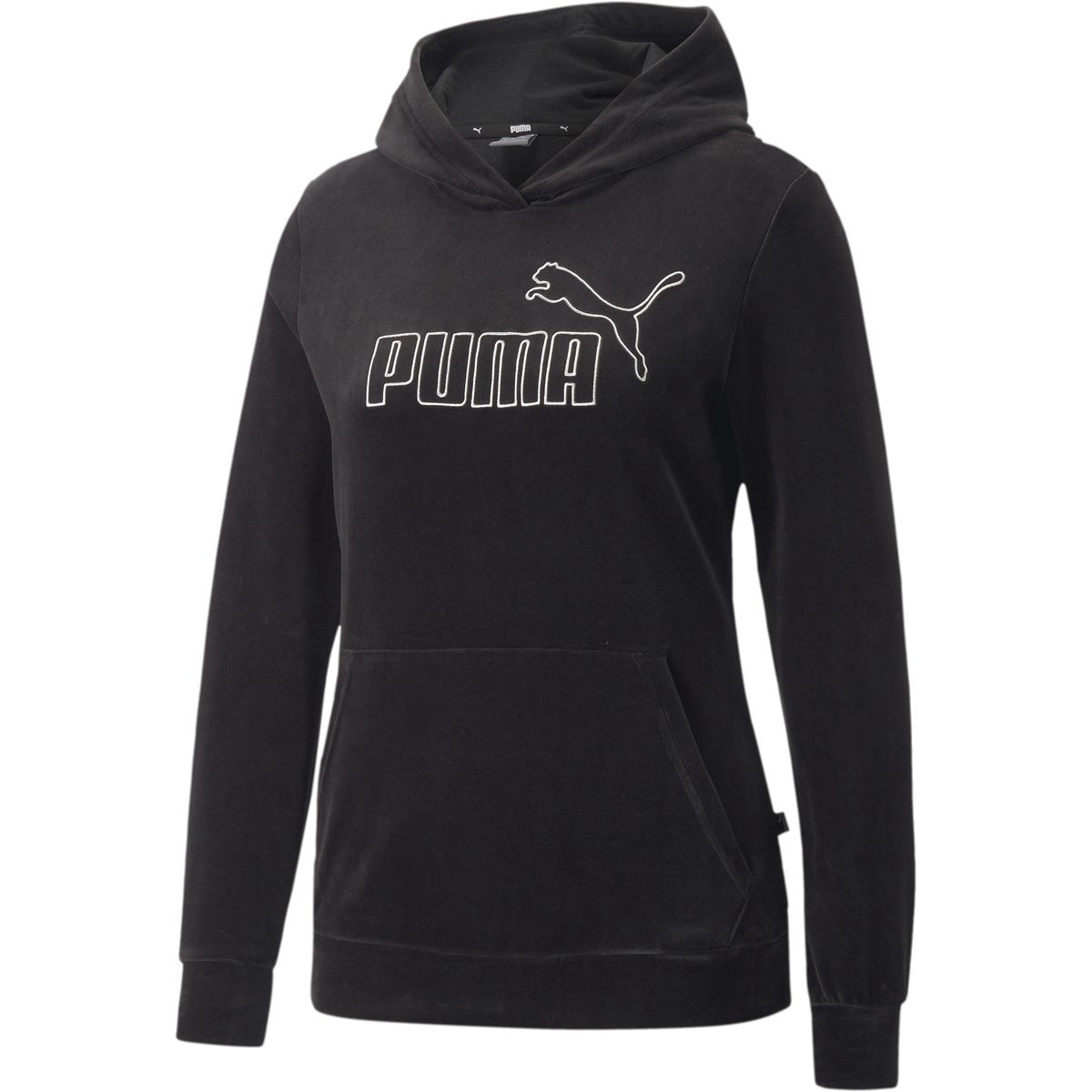 Puma Ess+ Velour Damen Kapuzensweater