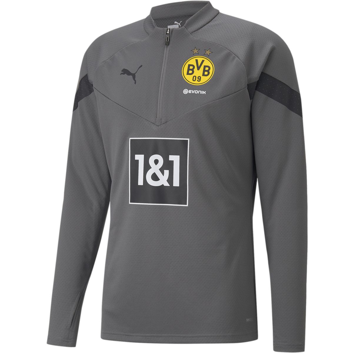 Puma BVB Training 1/4 Zip Top With Sponsor Herren T-Shirt