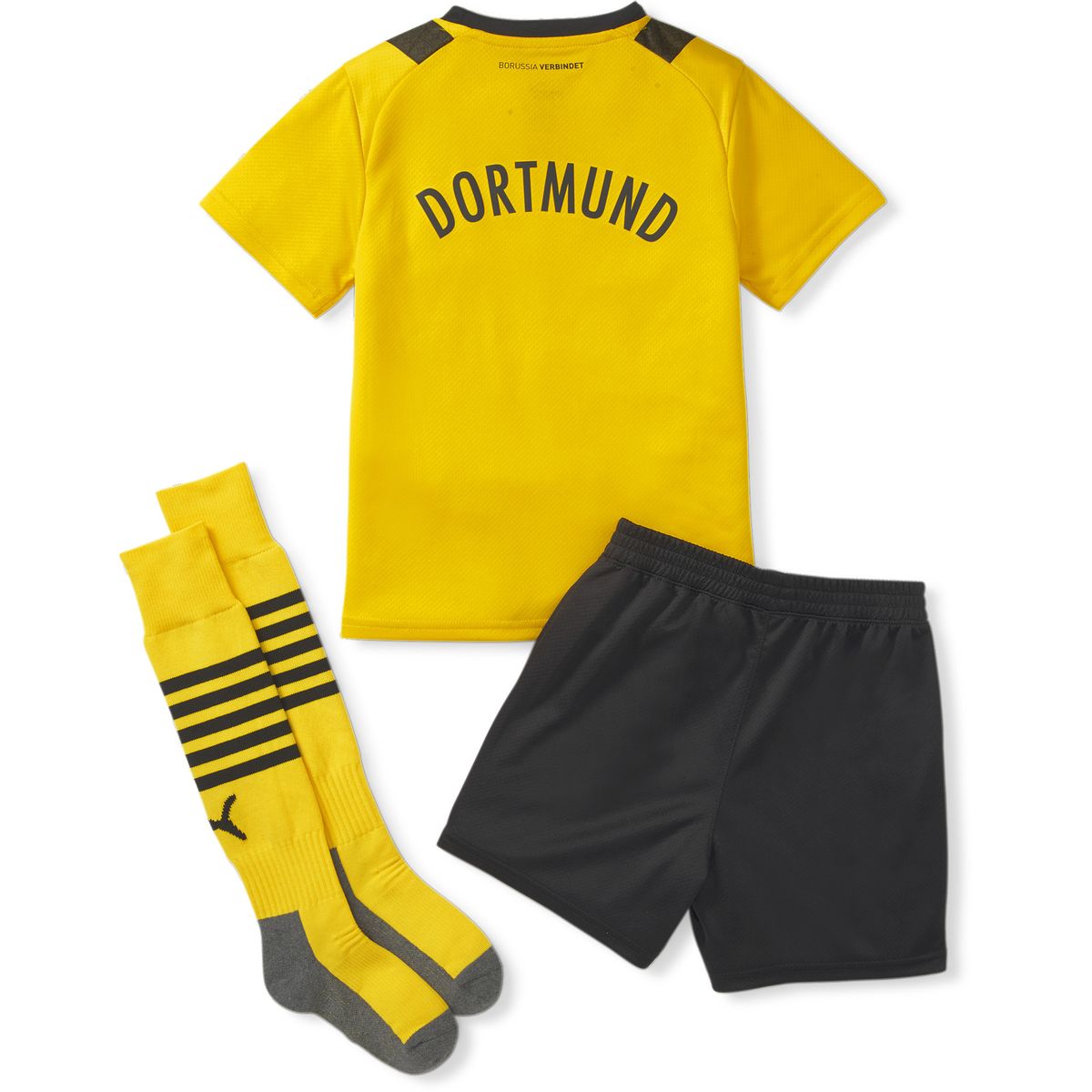 Puma BVB Home MINI-Kit W/ Sponsor With Socks W Hanger Kinder Schal_1