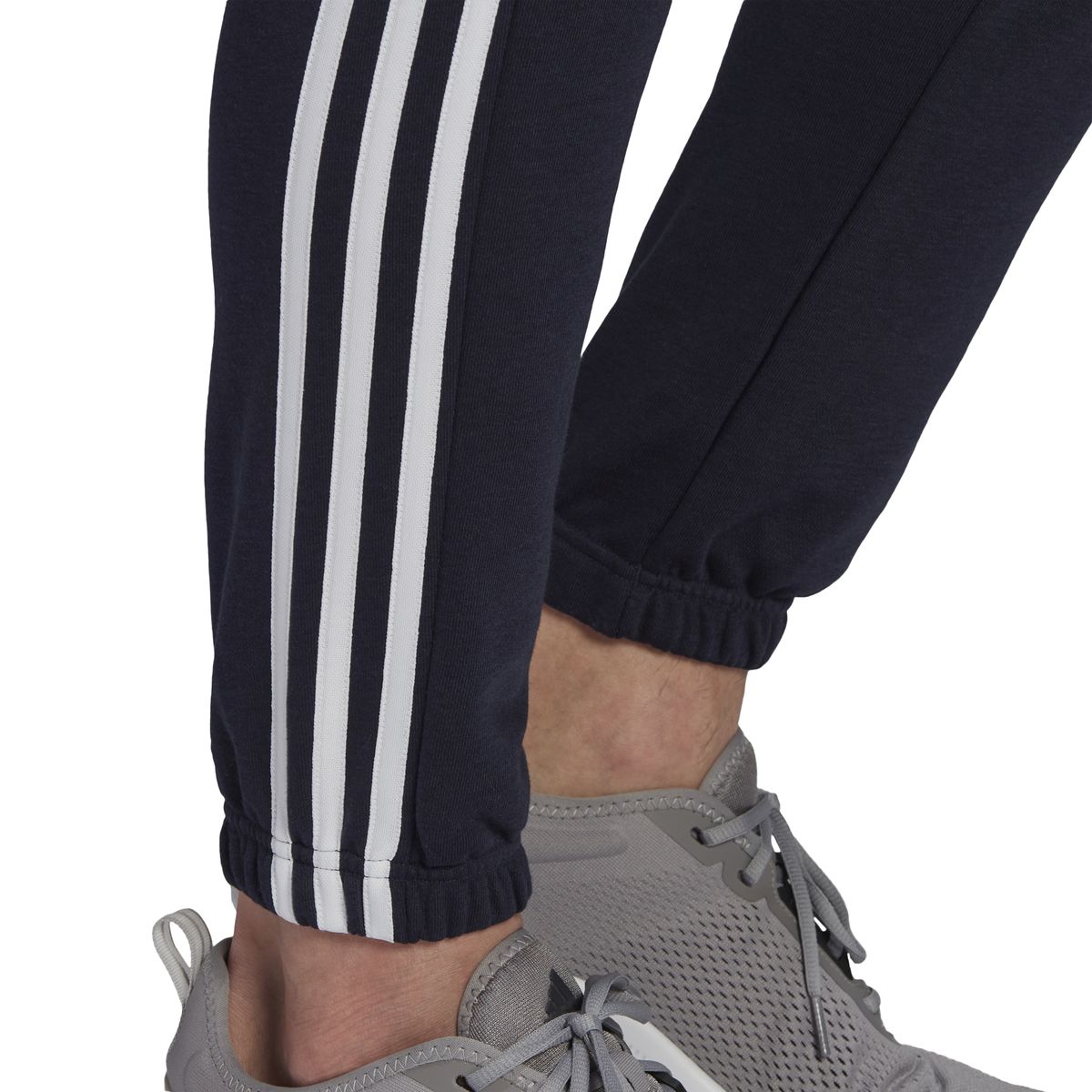 Adidas Essentials French Terry Tapered 3-Streifen Hose Herren_2