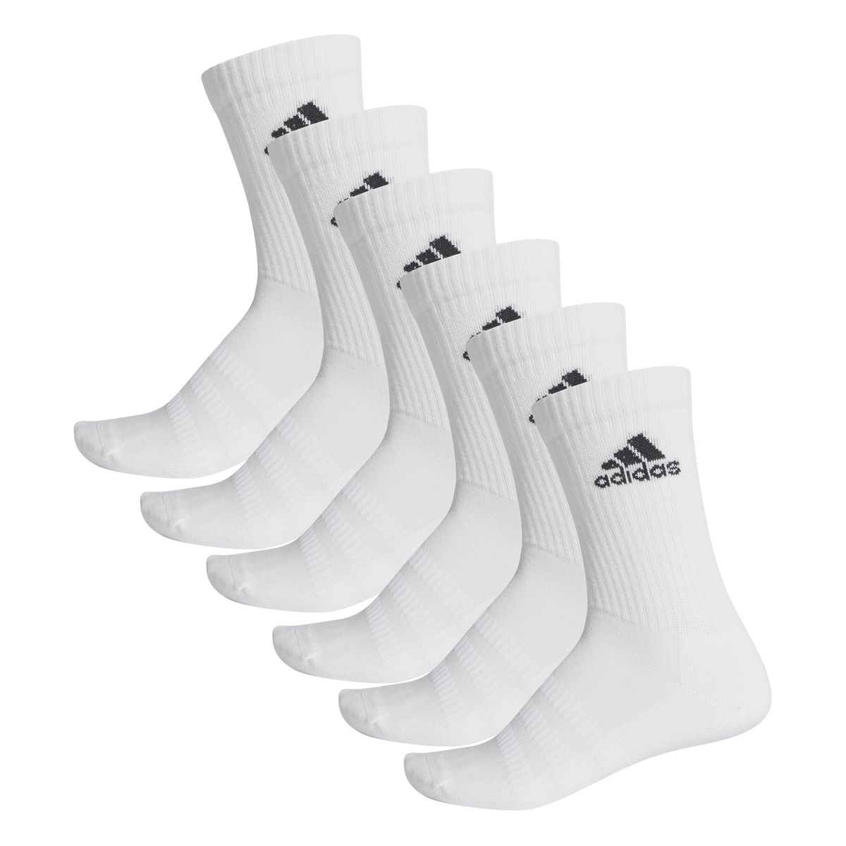 Adidas Cushioned Crew Socken, 6 Paar Unisex_1