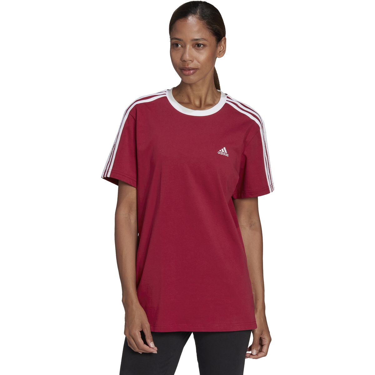 Adidas Essentials 3-Streifen T-Shirt Damen_2