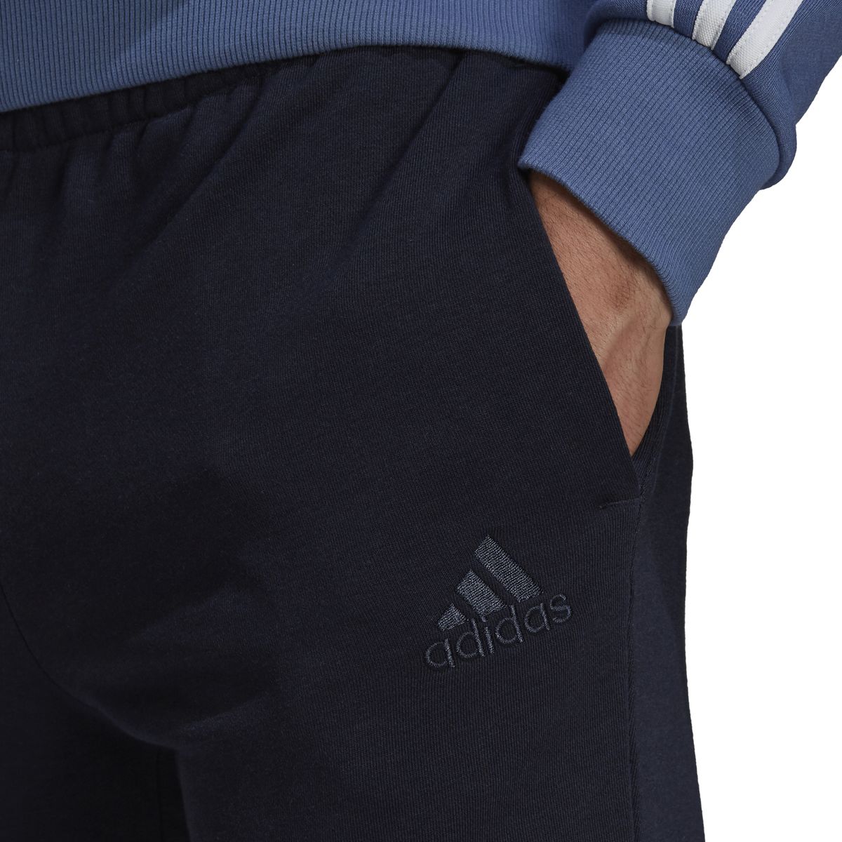 Adidas Essentials French Terry Tapered Cuff Logo Hose Herren_6