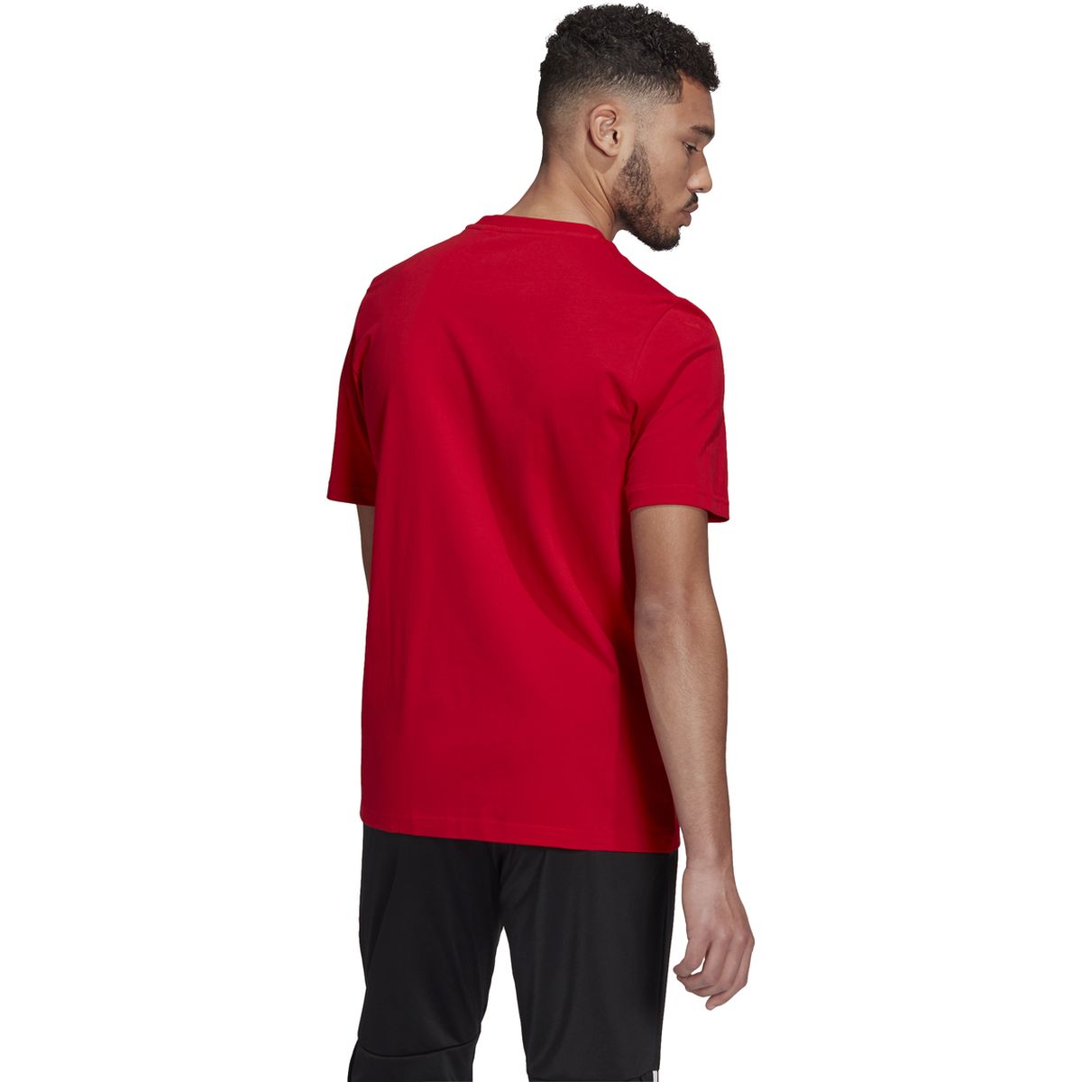 Adidas Essentials Embroidered Linear Logo T-Shirt Herren_5