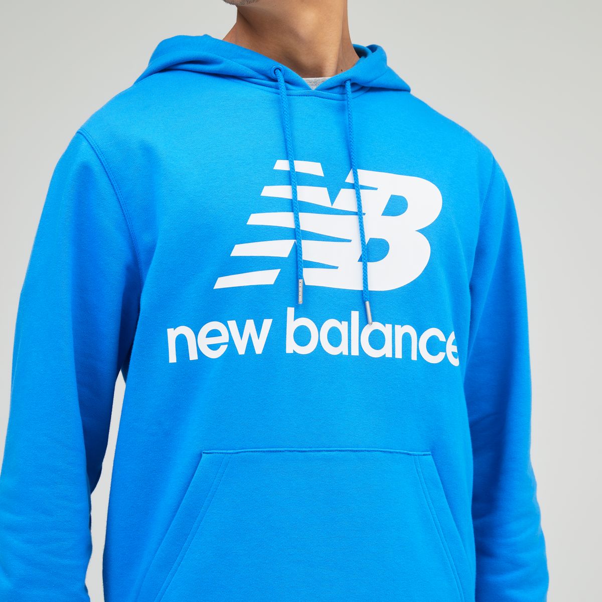 New Balance NB Essentials Stacked Logo Po Hoodie Herren Kapuzensweater_4