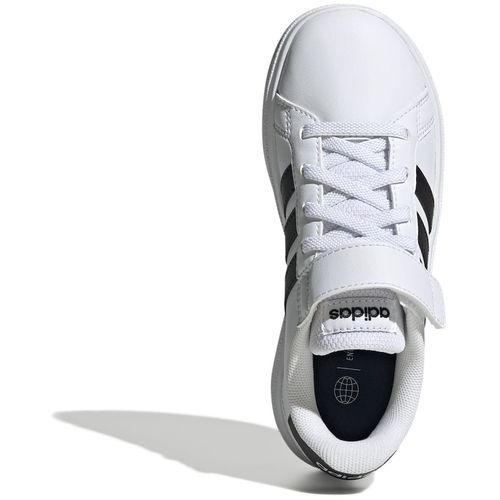 Adidas Grand Court Lifestyle Court Elastic Lace and Top Strap Schuh Kinder