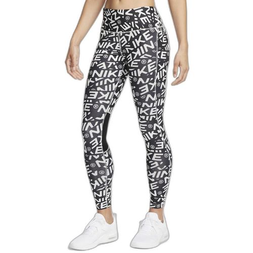 Nike Dri-FIT Fast Mid-Rise Allover Print Damen Tights