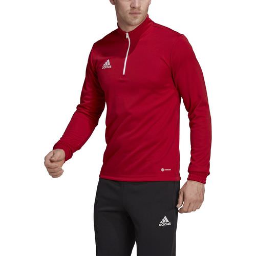 und Fitnesskleidung Sweatshirts Training Herren Bekleidung Sport- adidas Synthetik Entrada 22 Training Oberteil in Rot für Herren 