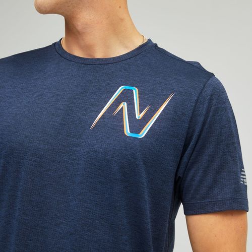 New Balance Graphic Impact Run Short Sleeve Herren T-Shirt