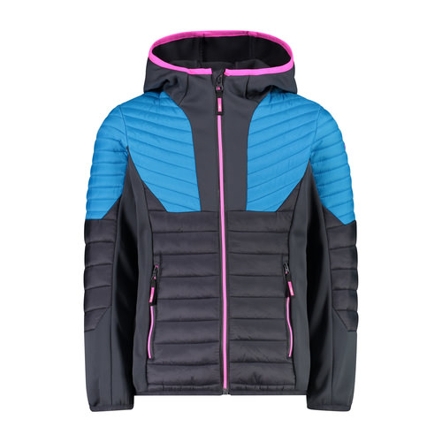 CMP G Hybrid Jacket Fix Hood Mädchen Jacke