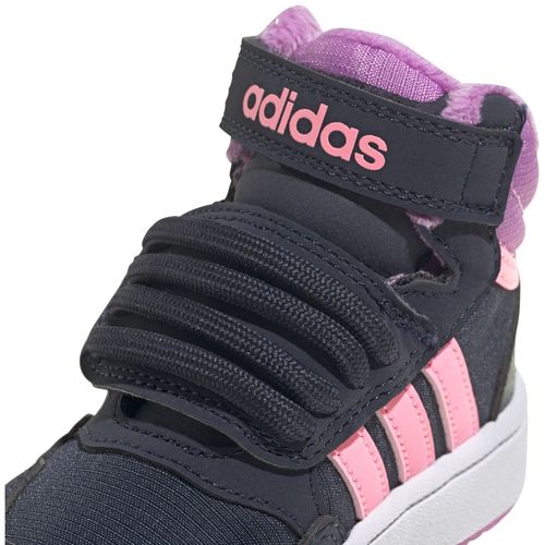 Adidas Hoops Mid Lifestyle Basketball Strap Schuh Kinder