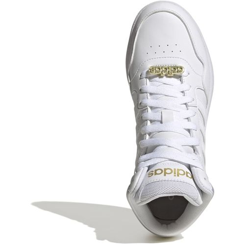 Adidas Hoops 3.0 Mid Lifestyle Basketball Classic Gold Metallic Schuh Damen