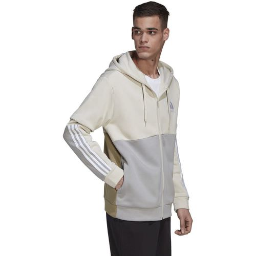 Adidas Essentials Colorblock Fleece Kapuzenjacke Herren