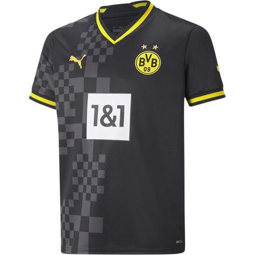 Puma BVB Away Replica W/ Sponsor Kinder Trikot